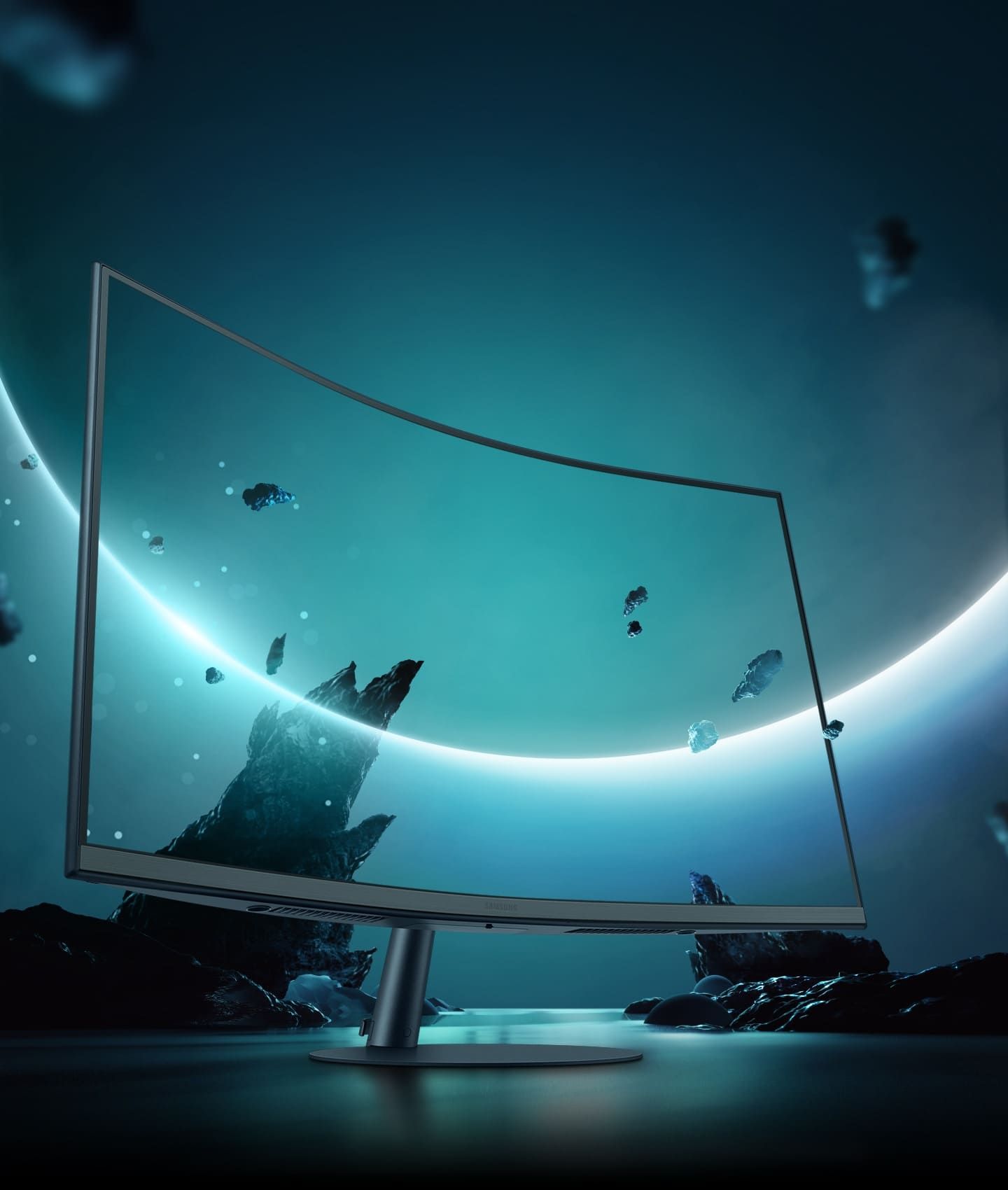 Samsung 1000R kavisli T55 serisi monitörlerini duyurdu