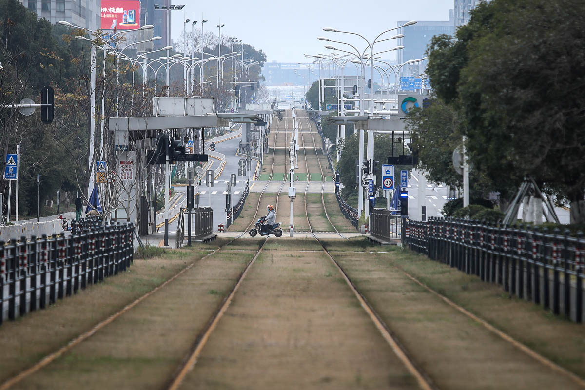 Fotoğraflarla hayalet şehir Wuhan