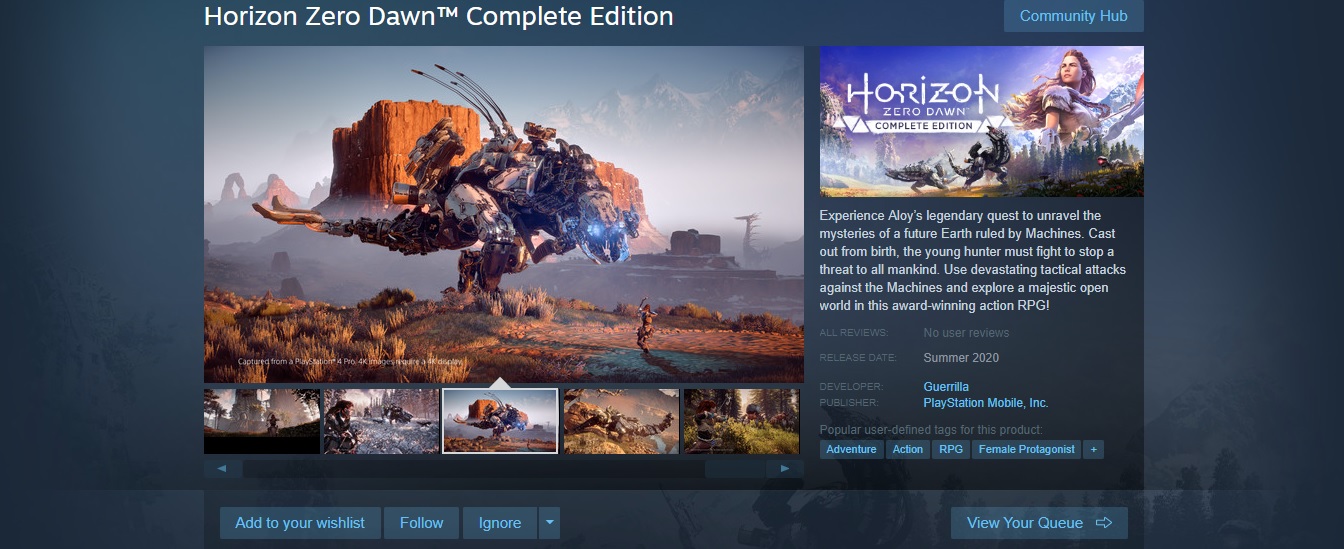  Horizon: Zero Dawn'ın yaz döneminde PC'ye geleceği kesinleşti 
