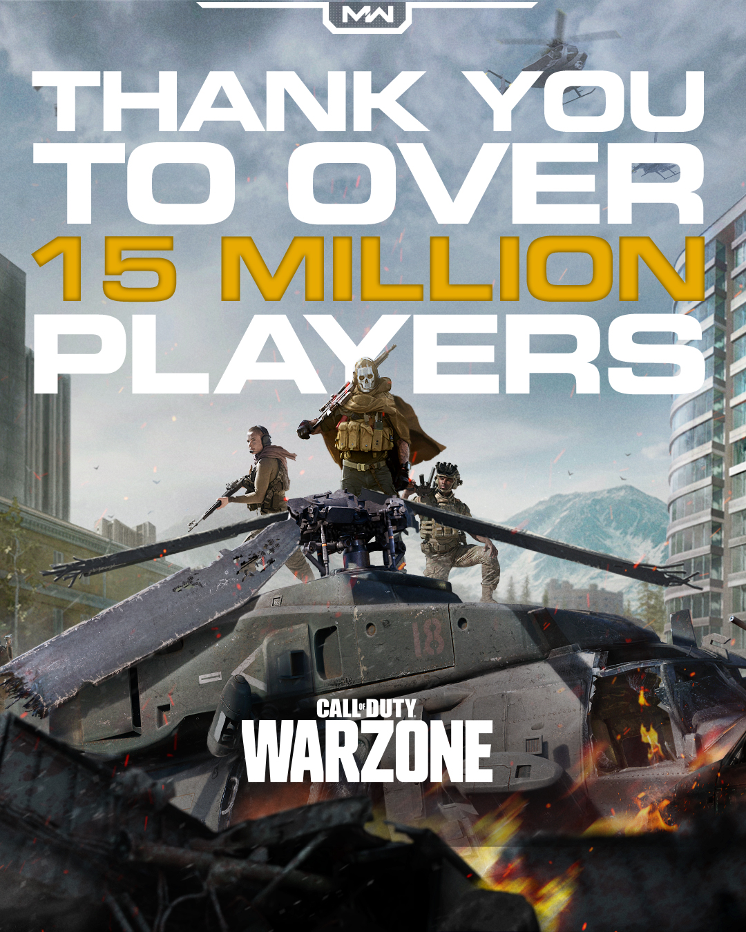 'Call of Duty: Warzone' 4 günde 15 milyon kullanıcıyı aştı!