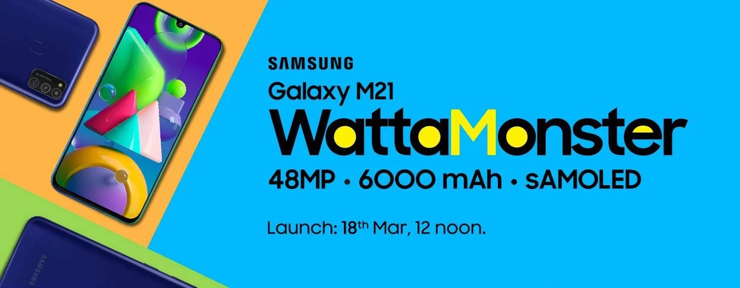 Samsung Galaxy M21'in teknik özellikleri ve basın görseli ortaya çıktı