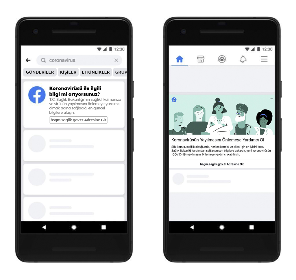 Facebook ve Sağlık Bakanlığı'ndan iş birliği