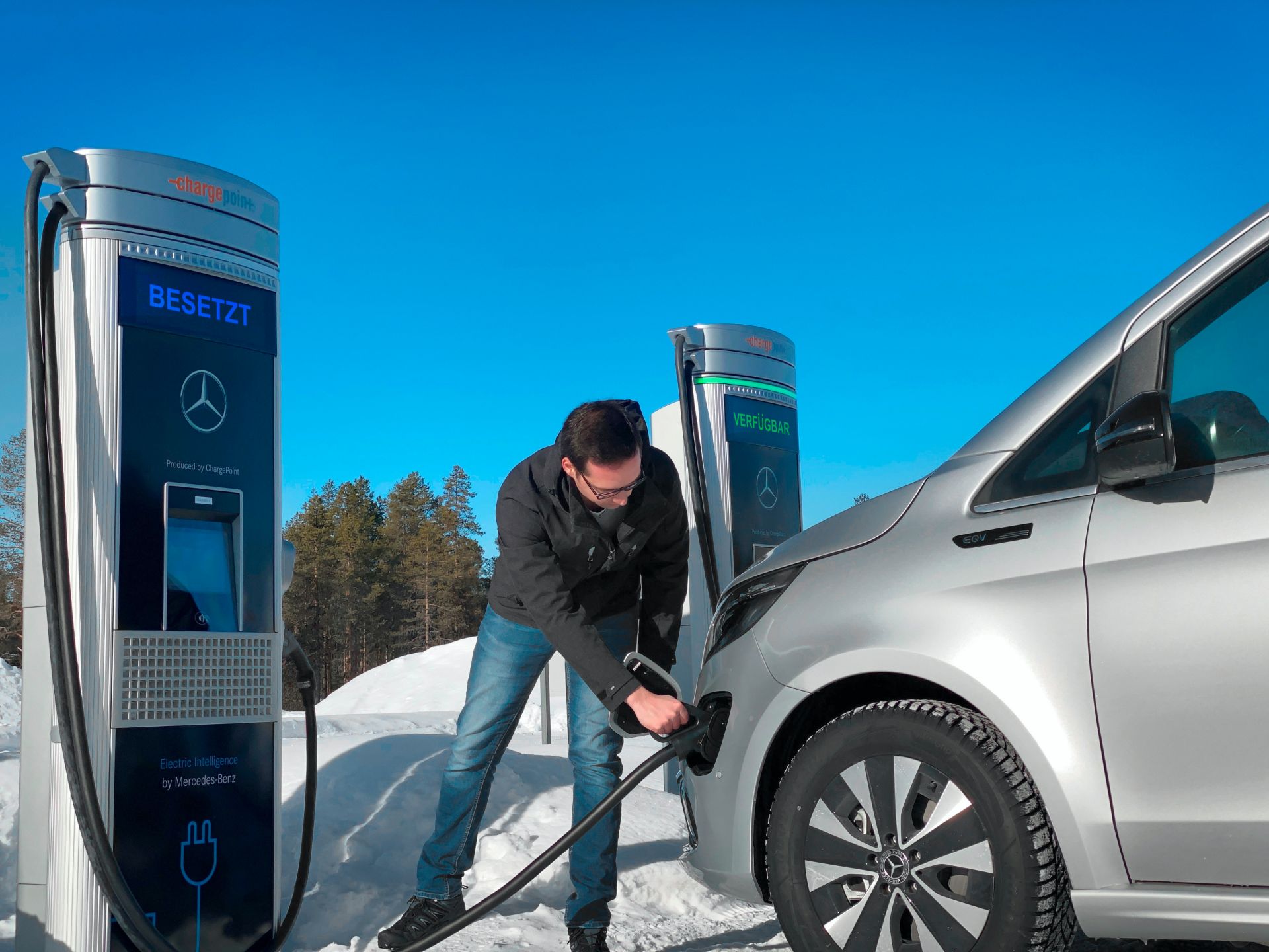 Elektrikli Mercedes-Benz EQV'nin kış testleri tamamlandı