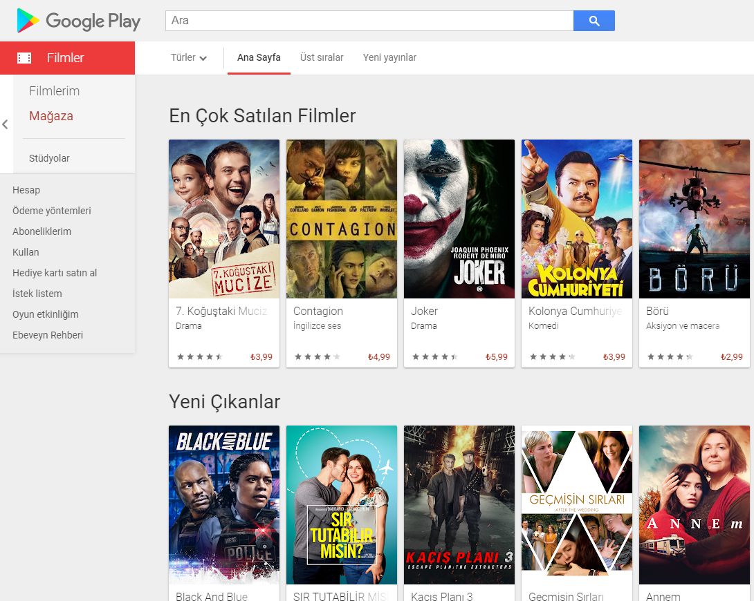 Google Play Filmler'de ücretsiz film izleme dönemi başlıyor