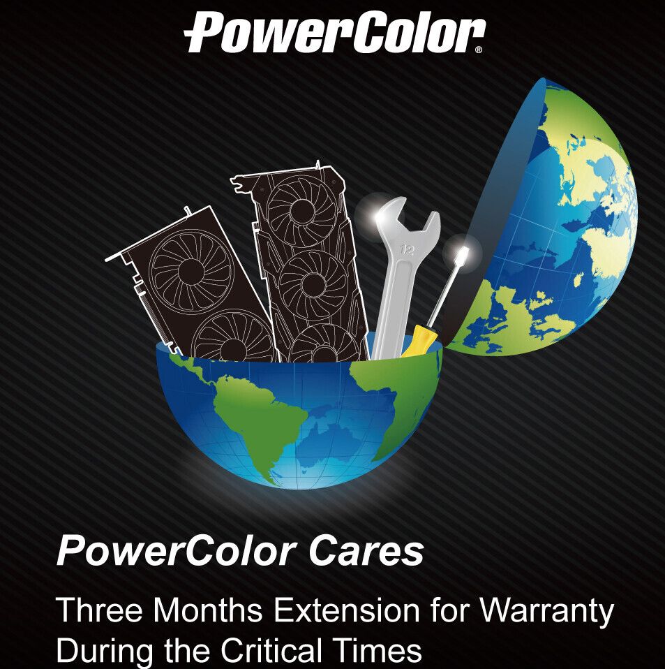 PowerColor ekran kartlarının garanti süresini 3 ay uzattı