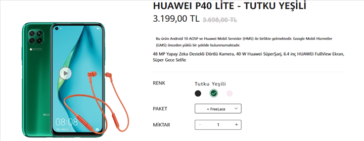 Huawei P40 serisi Türkiye'de! İşte Huawei P40 ve P40 Pro Türkiye fiyatı