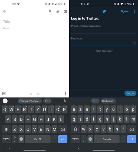 Yeni Gboard beta sürümünde panodan yapıştırmak artık çok daha kolay