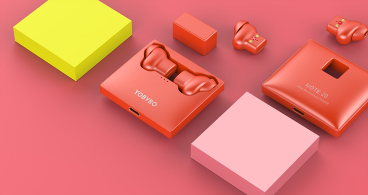 YOBYBO Note 20 tam kablosuz kulaklık kılıf tasarımı ile ses getirecek