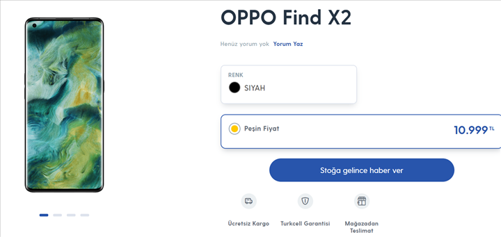 Oppo Find X2 Türkiye’de satışa çıktı: İşte fiyatı!