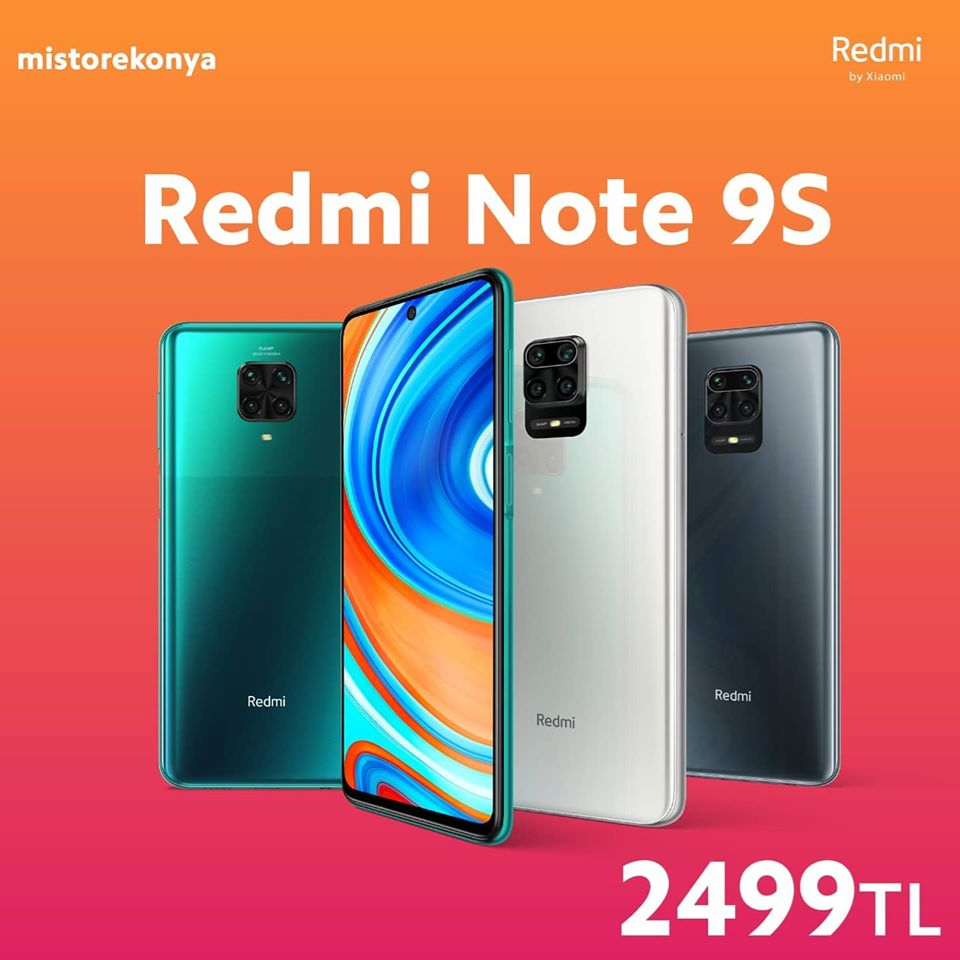 redmi note 9s fiyatı belli oldu