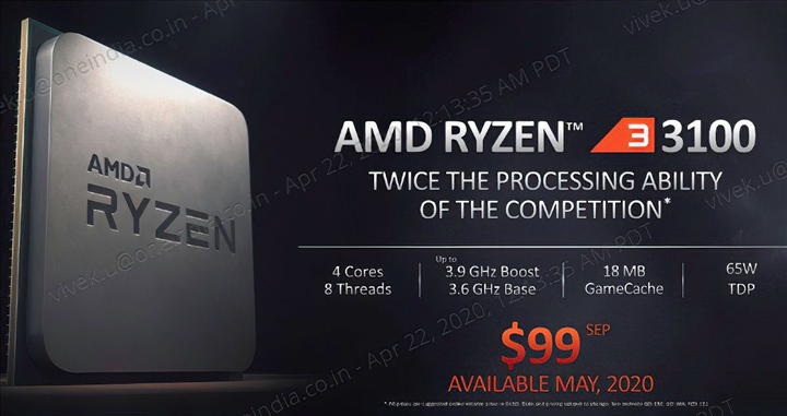 I3 10100f 2025 ryzen 3 3100