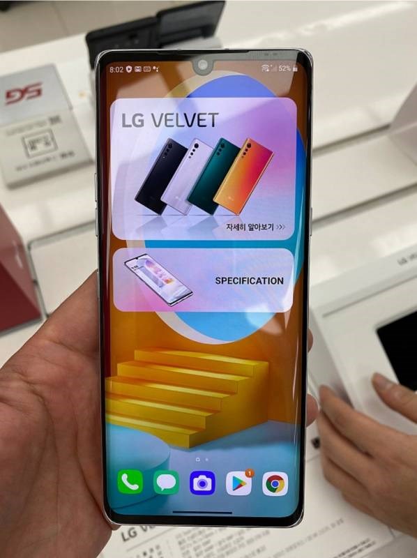 LG Velvet'in canlı fotoğrafları sızdı