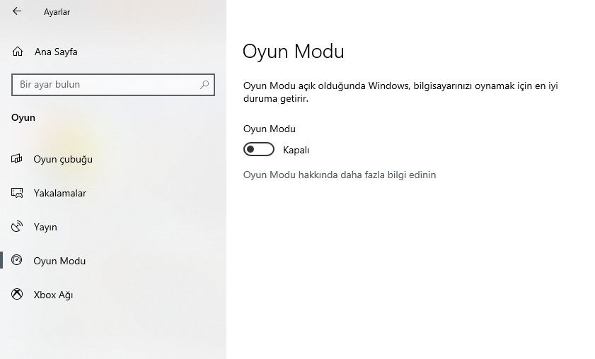 Windows 10’un oyun modu performans sorunlarına yol açıyor