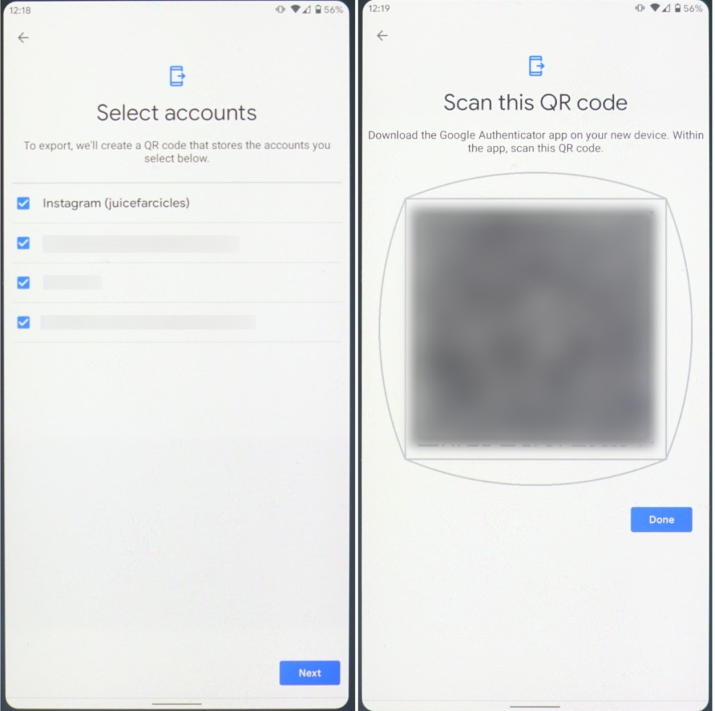 Google Authenticator güncellendi: Yeni tasarım ve hesap transfer özelliği