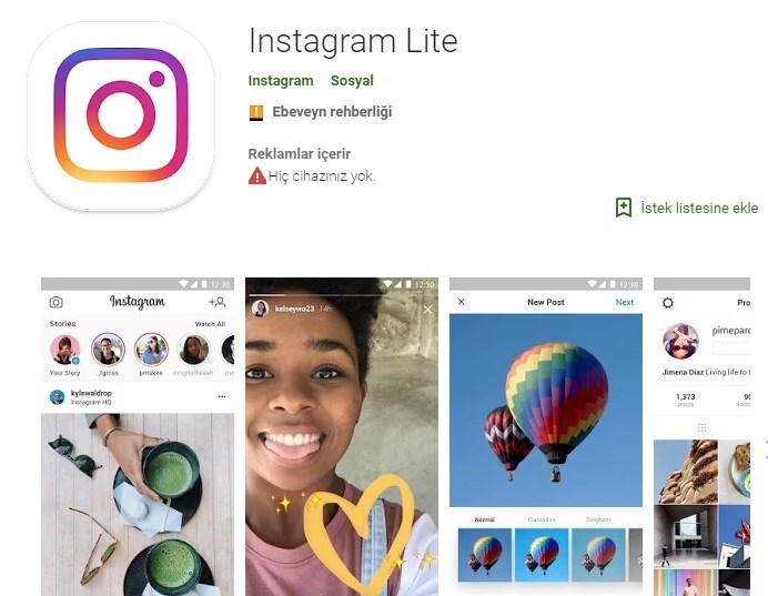Instagram Lite uygulaması kapatıldı