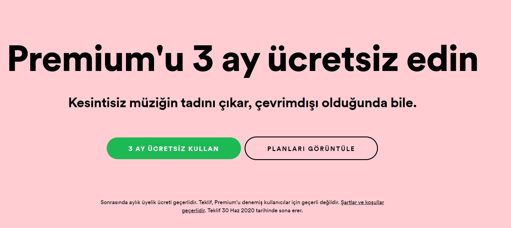 Spotify 3 aylık premium hediyesini yeniden başlattı