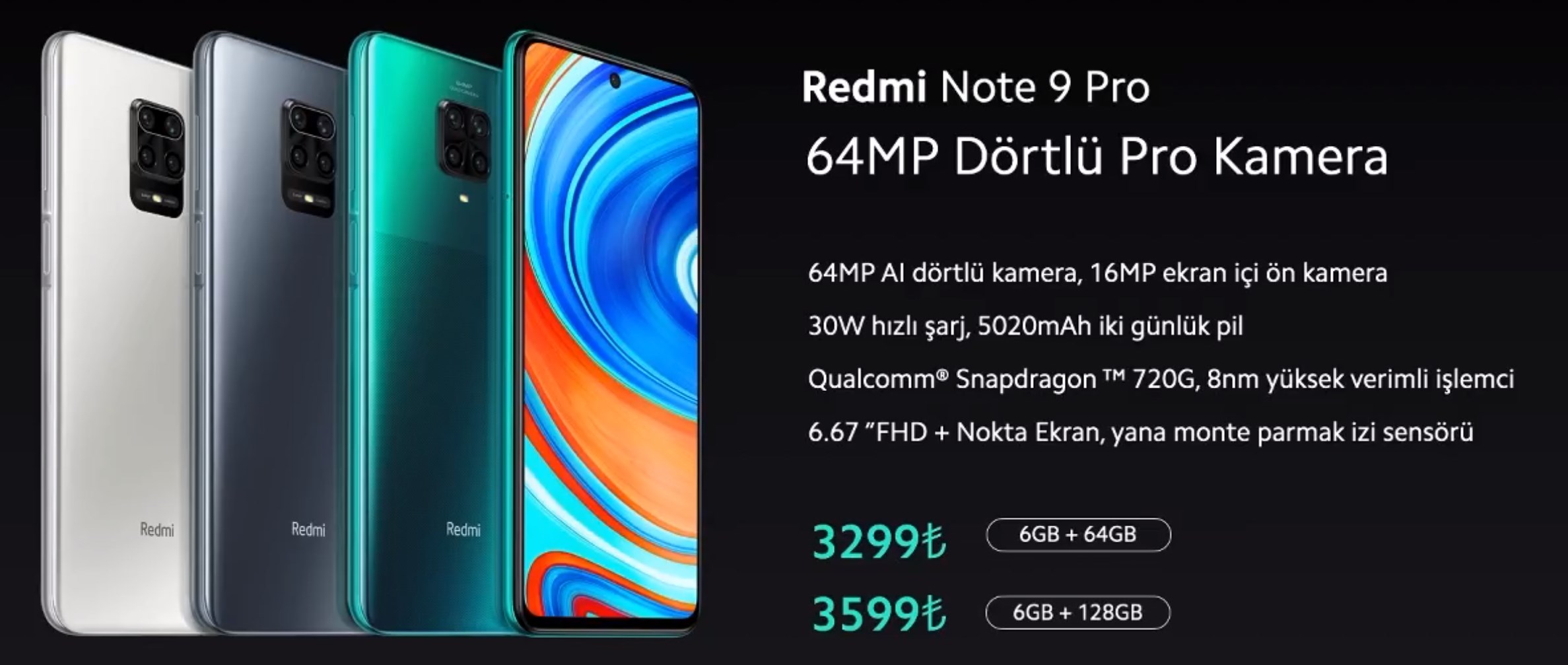 Redmi Note 9 Pro ve Mi Note 10 Lite'ın Türkiye fiyatı açıklandı