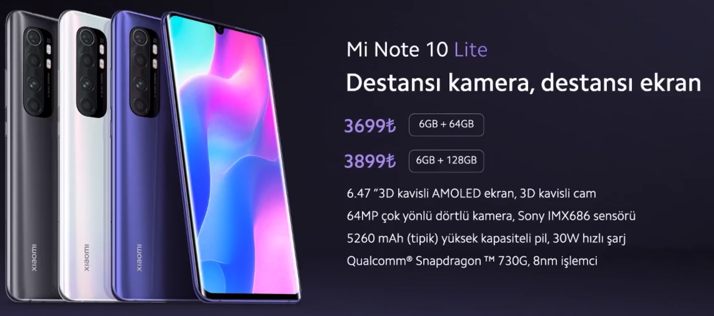 Redmi Note 9 Pro ve Mi Note 10 Lite'ın Türkiye fiyatı açıklandı