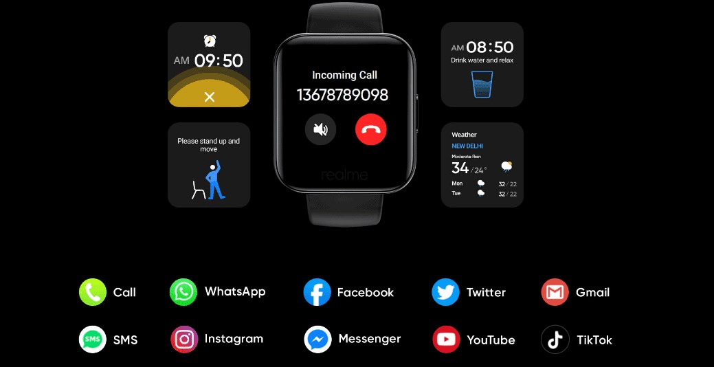 realme watch özellikleri ve tasarımı ortaya çıktı