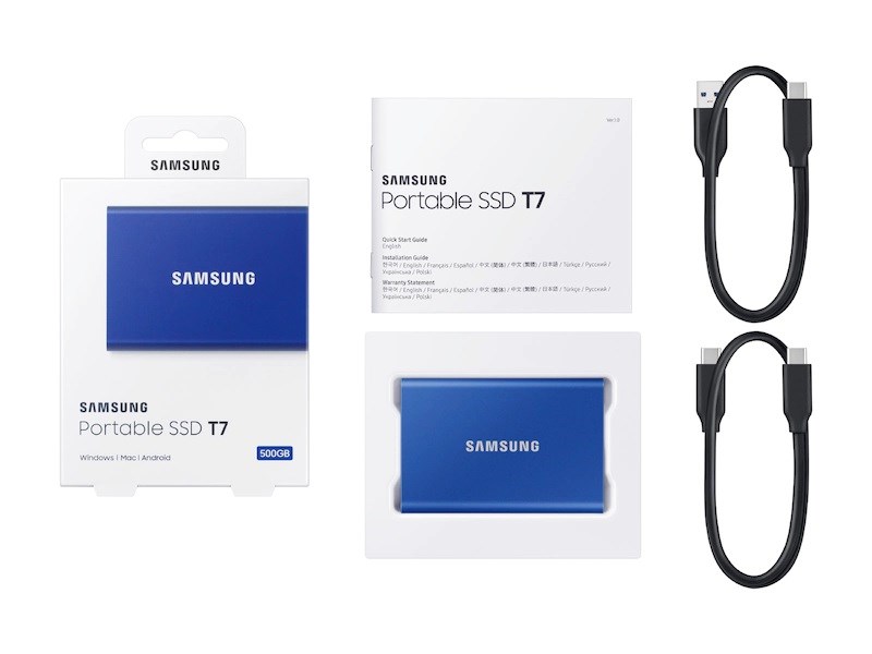 Samsung T7 Portable SSD satışa çıktı