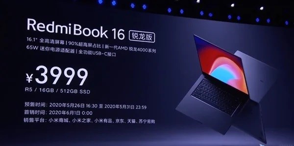 Xiaomi RedmiBook en yeni AMD Ryzen işlemcilerle güncellendi