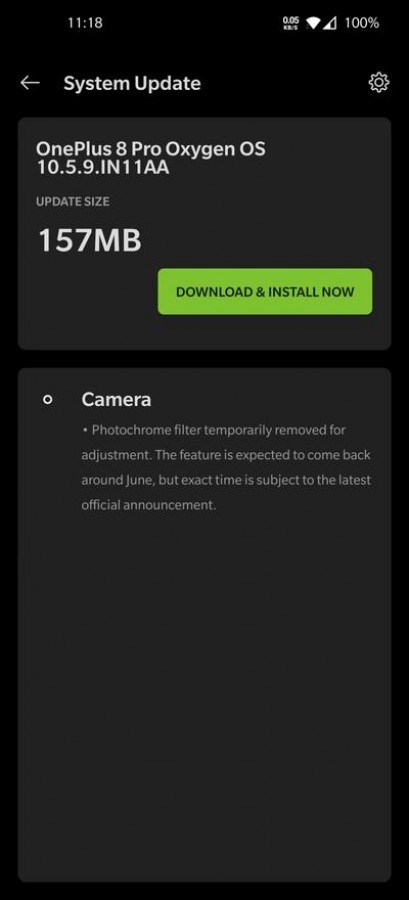 OnePlus 8 Pro'nun röntgen gibi çalışan Photochrome modu kaldırıldı