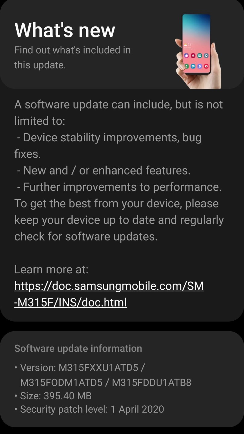 Samsung, Galaxy M31 modellerini kullanılamaz hale getiren güncellemeyi düzeltti