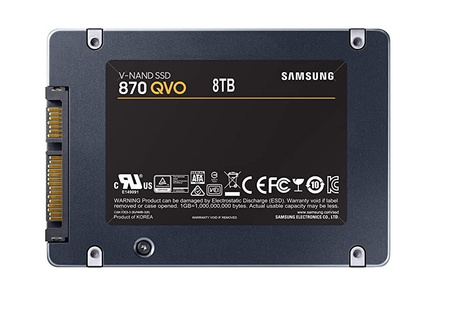 8TB kapasiteli Samsung 870 QVO SATA SSD modeli satışa çıktı