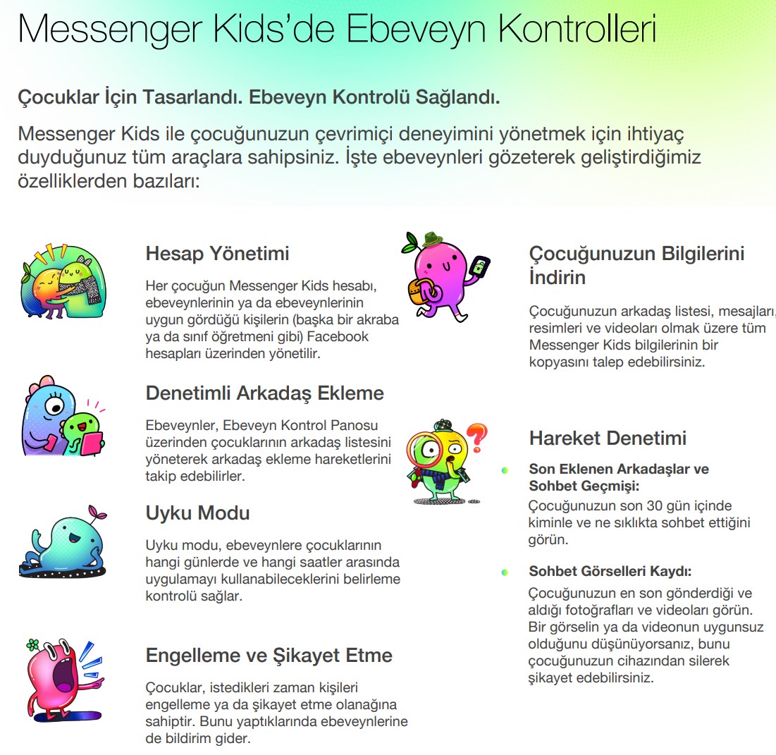 Facebook Messenger Kids, Türkiye’de