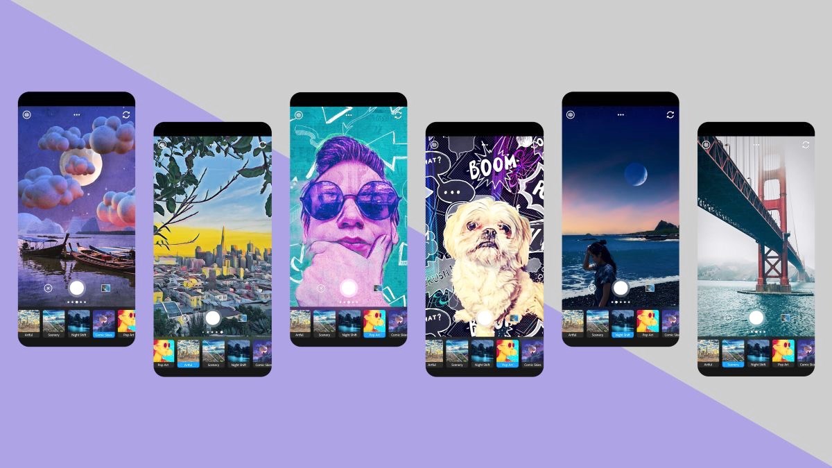 Adobe Photoshop Camera mobil uygulaması yayınlandı