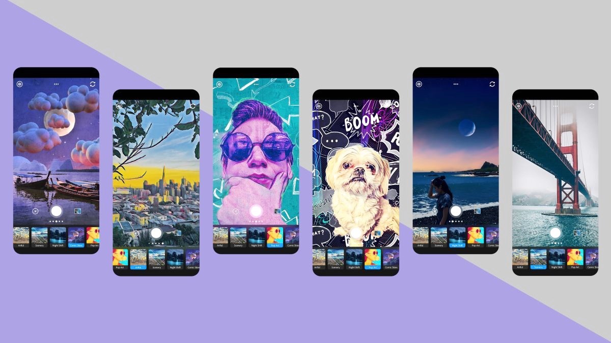 Adobe Photoshop Camera mobil uygulaması yayınlandı