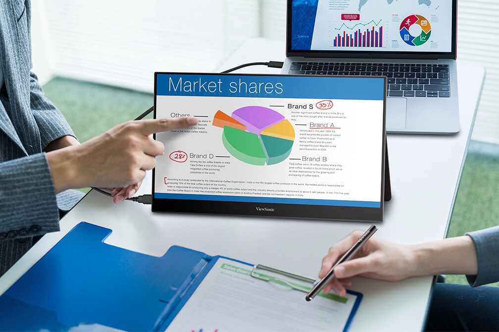 ViewSonic uygun fiyatlı taşınabilir monitörlerini duyurdu