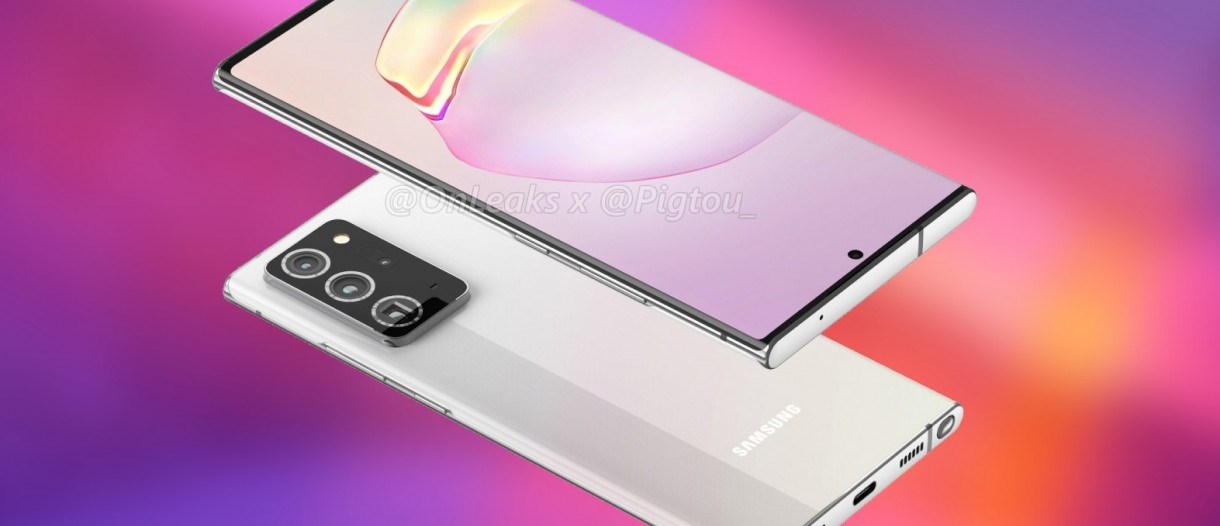 Galaxy Note 20 Ultra'nın yüksek çözünürlüklü fotoğrafları paylaşıldı