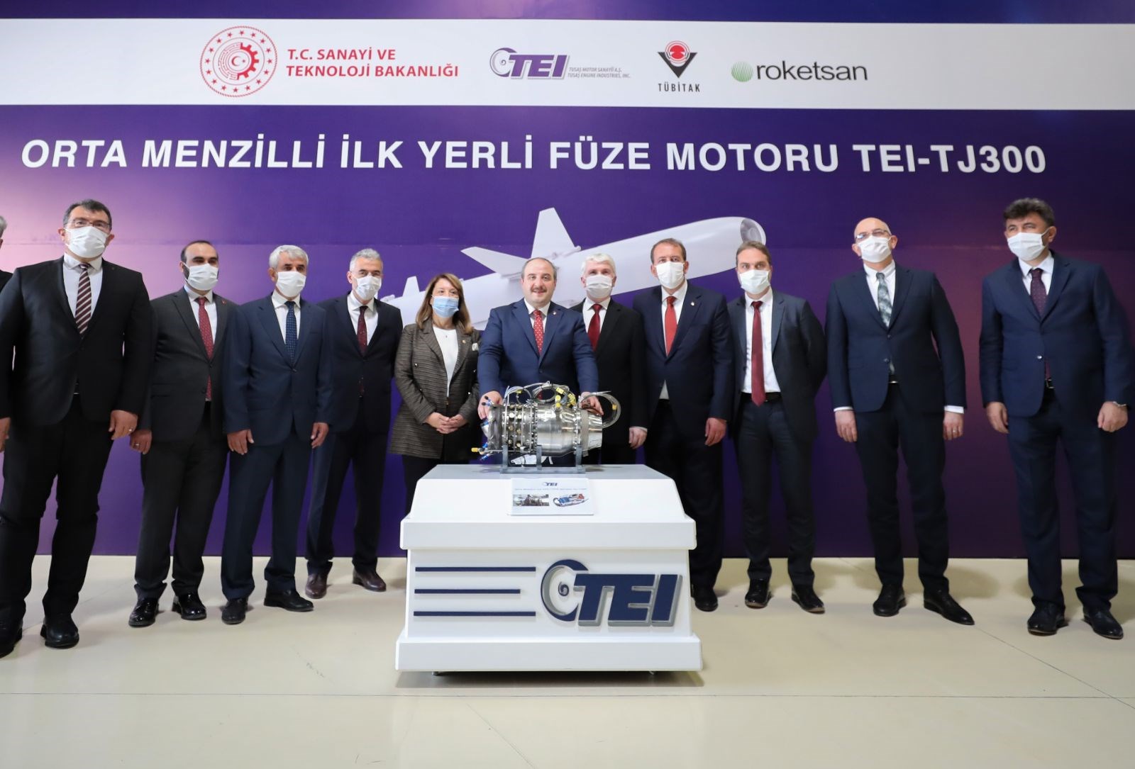 Türkiye'nin ilk orta menzilli gemisavar füze motoru test edildi