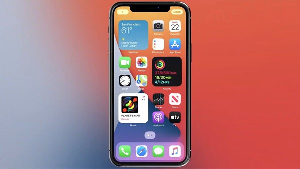 iphone un arkasina dokunarak