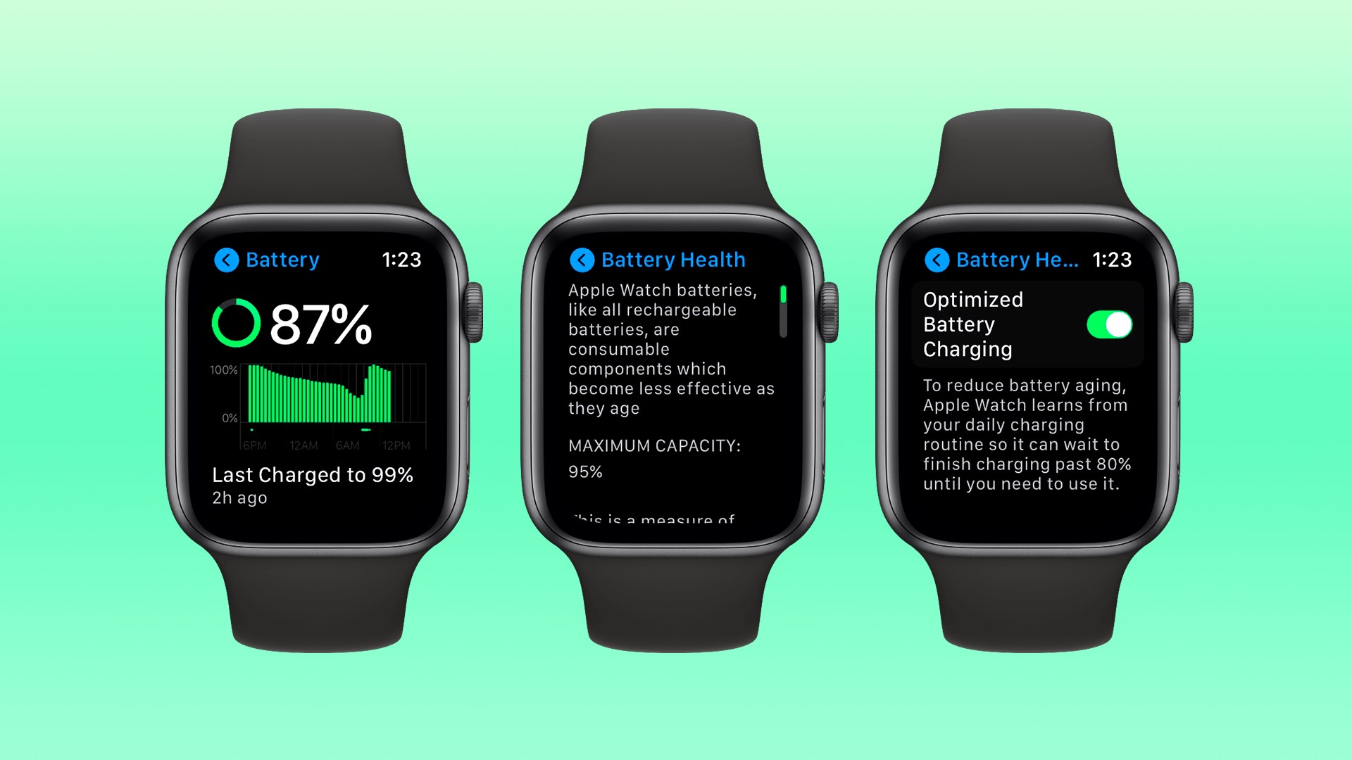 İyileştirilmiş pil şarjı özelliği Apple Watch ve AirPods modellerine geliyor