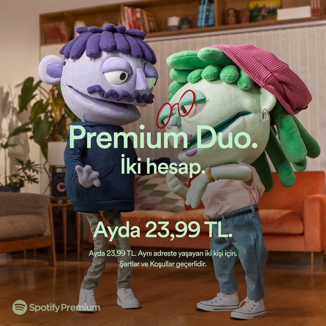 Spotify’dan ikili paket: Spotify Duo