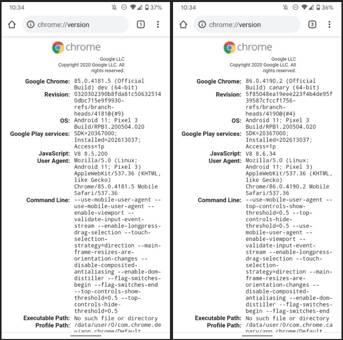 Google, Chrome'un Android versiyonunda 64 bit mimarisine geçiş yapıyor