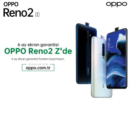 Oppo'dan 6 ay ekran kırılma garantisi