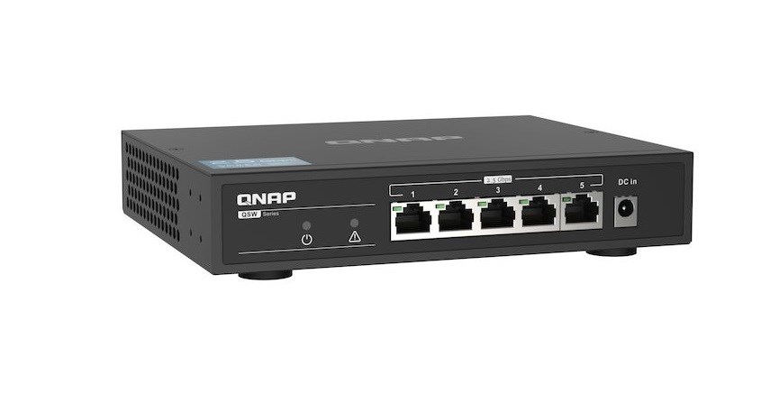 QNAP ilk 2.5Gbps ağ anahtarını piyasaya sürüyor