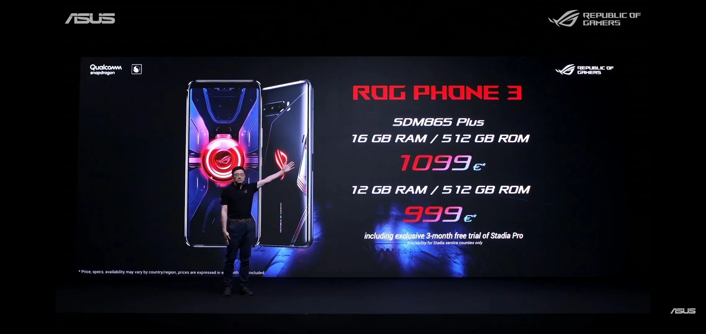 Snapdragon 865 Plus yonga setli ilk telefon Asus ROG Phone 3 oldu