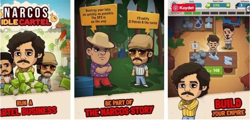 Narcos Idle Cartel indirmeye sunuldu