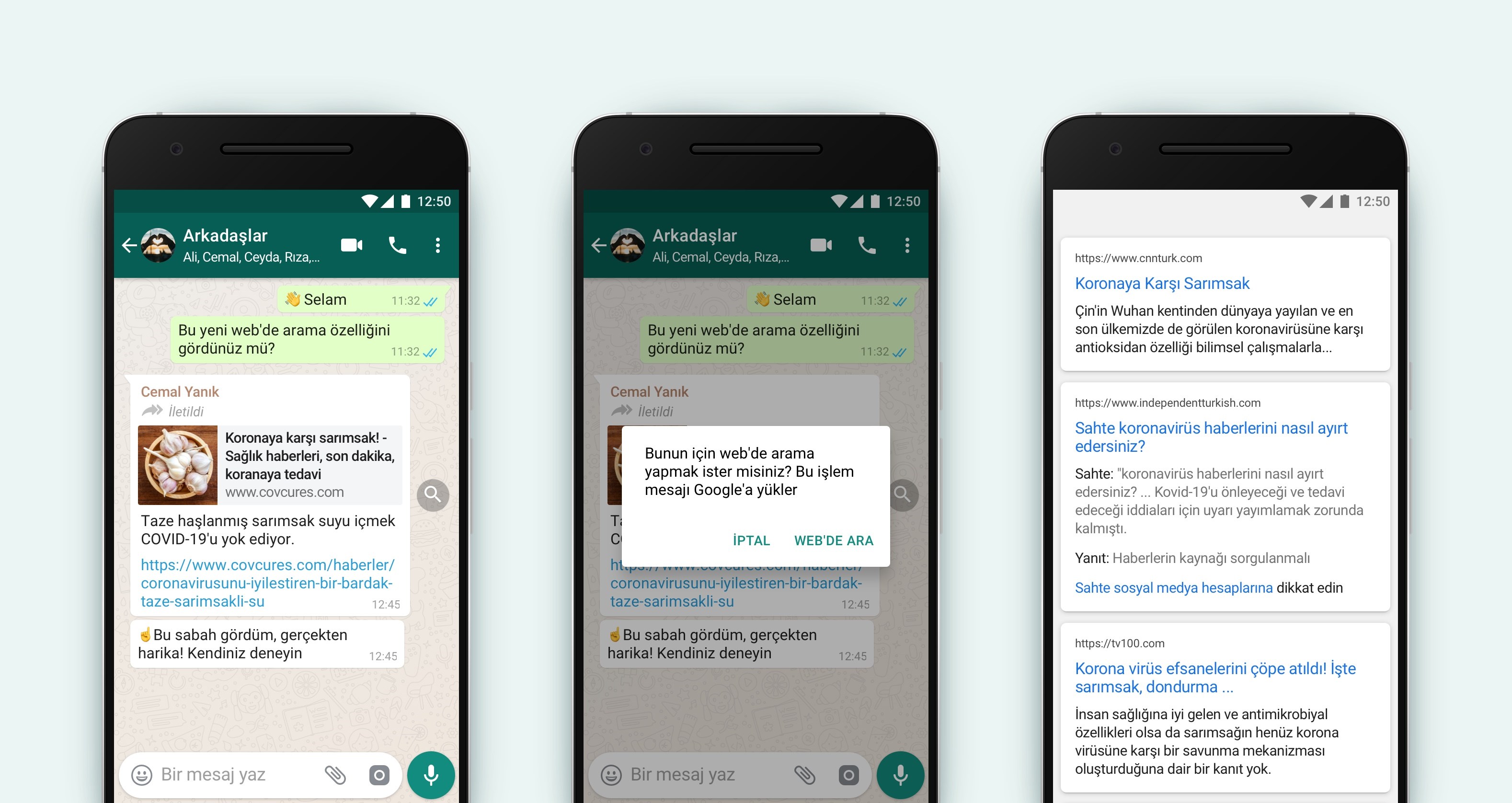 WhatsApp'a web'de arama özelliği geldi