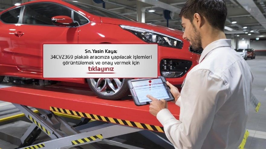 Kia, servis hizmetinde temassız sürece başladı