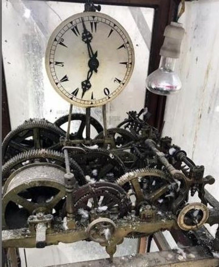 Bursa'da Abdülhamid döneminden kalma saat restore edildi