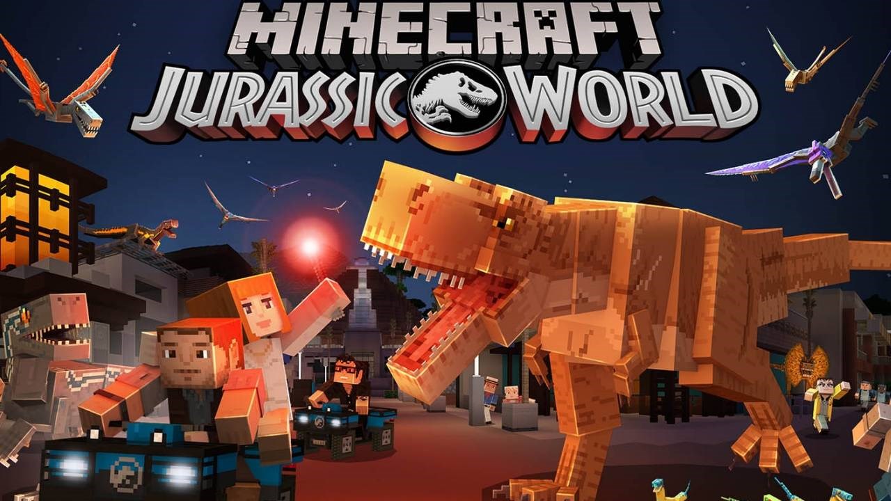 Minecraft Jurassic World DLC indirmeye sunuldu