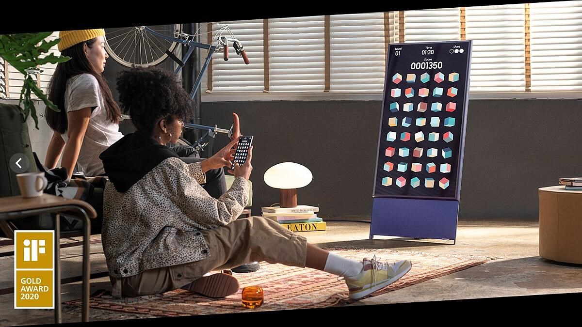Dönebilir ekranlı Samsung The Sero TV ülkemizde satışa başladı