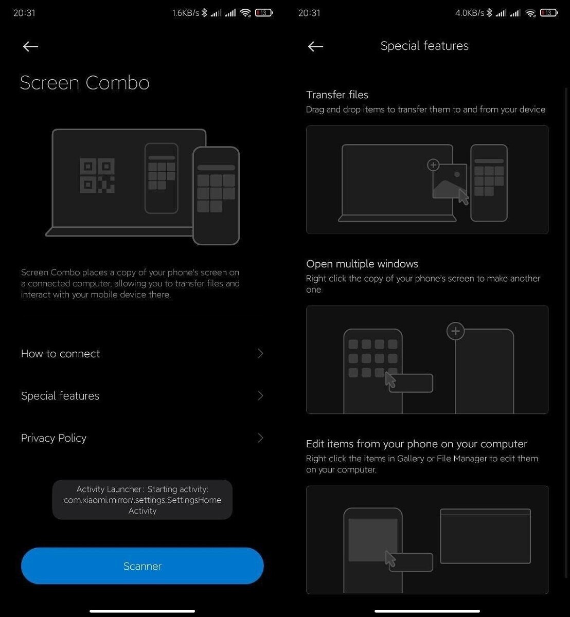 Samsung ve Huawei'deki ekran yansıtma özelliği Xiaomi telefonlara geliyor