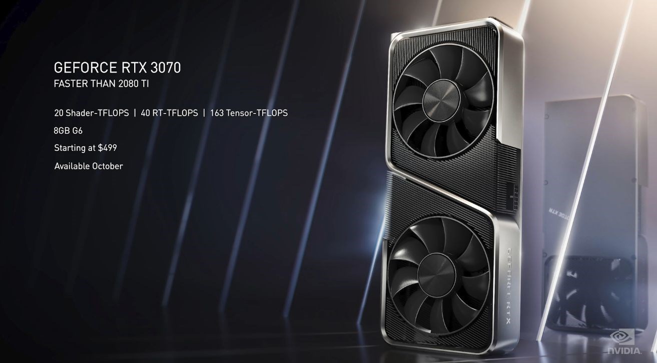 Nvidia RTX 3000 ekran kartlarını duyurdu: RTX 3090 10496 CUDA ile geldi, RTX 3080 700$, 2080 Ti'dan hızlı RTX 3070 500$