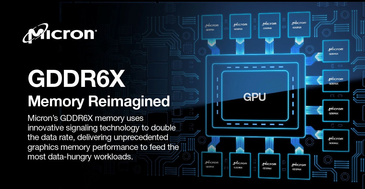 Micron GDDR6X bellek teknolojisini duyurdu: Tek seferde 2-bit veri taşıyabiliyor